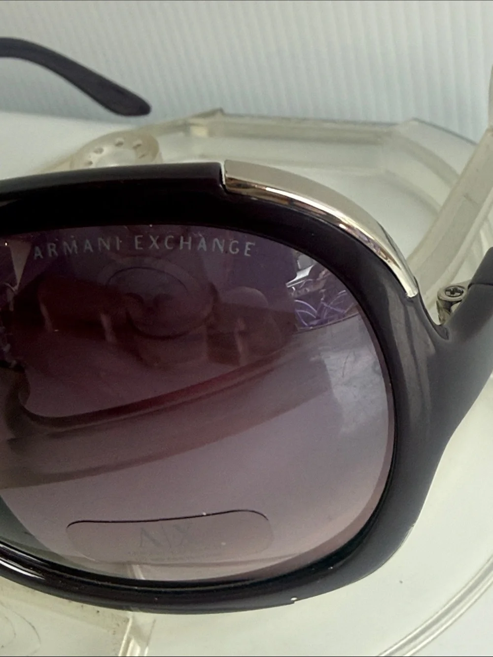 NEW ARMANI EXCHANGE AX102/S Purple Sunglasses NEW WITHOUT TAGS